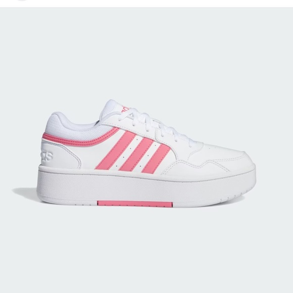 adidas Shoes - Adidas Women's White and Pink Sneakers-Bold 3.0 Chunky Heel-Size 9